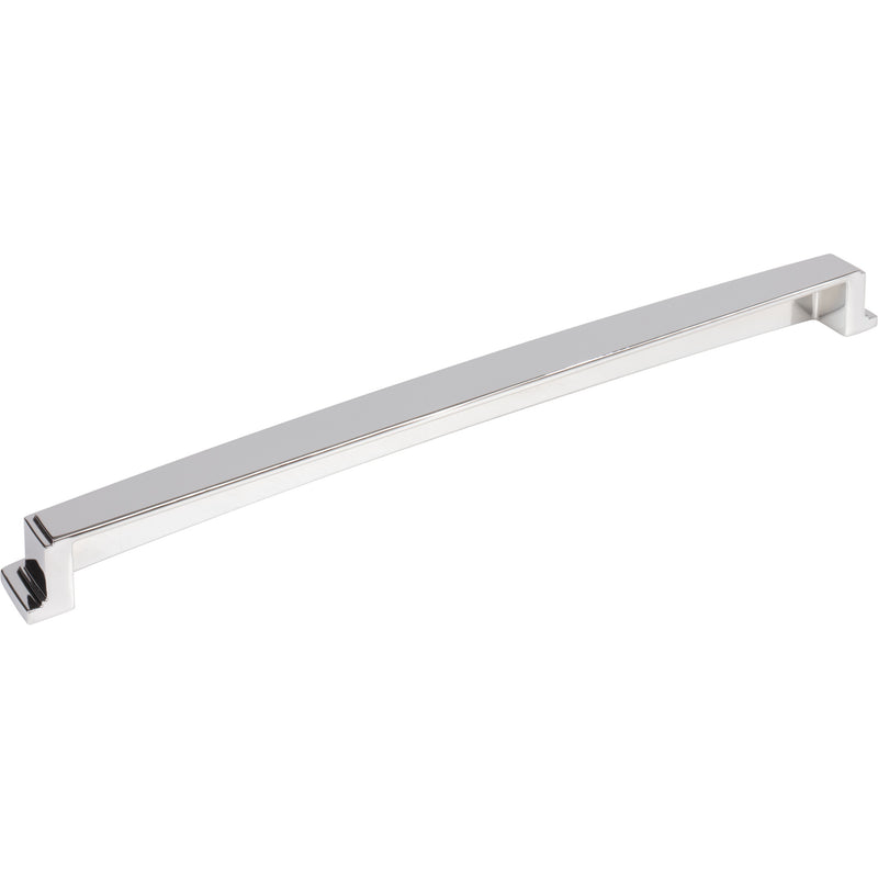 305 mm Center Polished Chrome Square-to-Center Square Renzo Cabinet Cup Pull