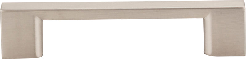 96 mm Center-to-Center Satin Nickel Square Sutton Cabinet Bar Pull