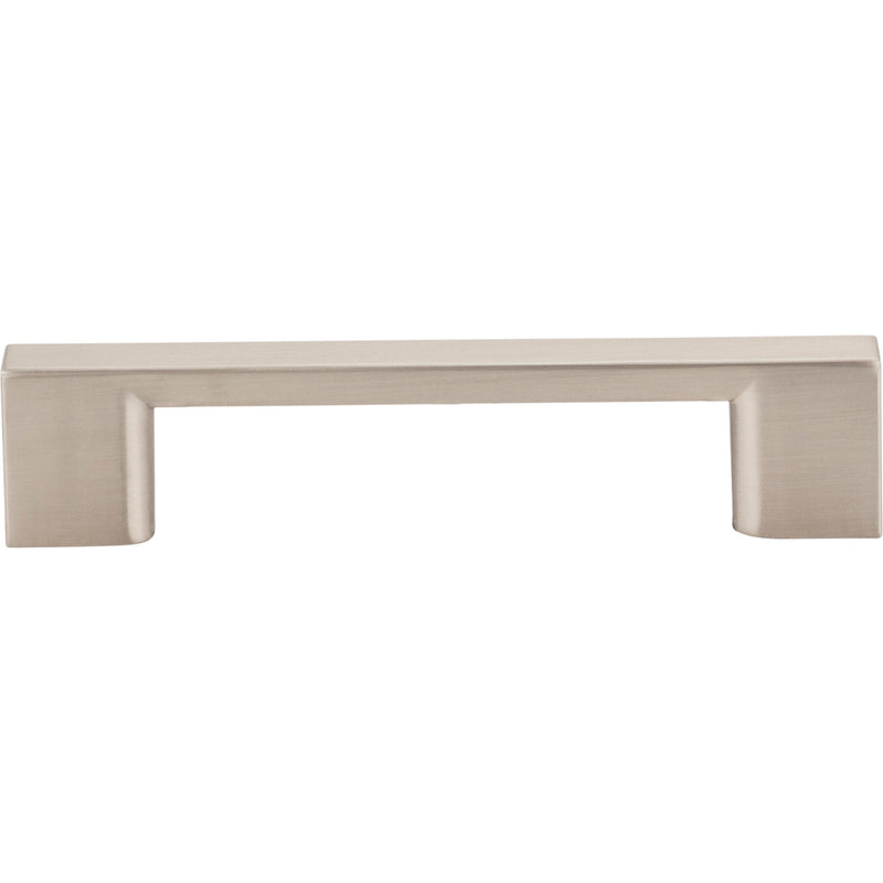 96 mm Center-to-Center Satin Nickel Square Sutton Cabinet Bar Pull