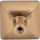 1-1/4" Overall Length Satin Bronze Walker 1 Square Knob