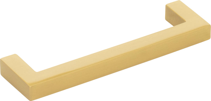 96 mm Center-to-Center Brushed Gold Square Stanton Cabinet Bar Pull