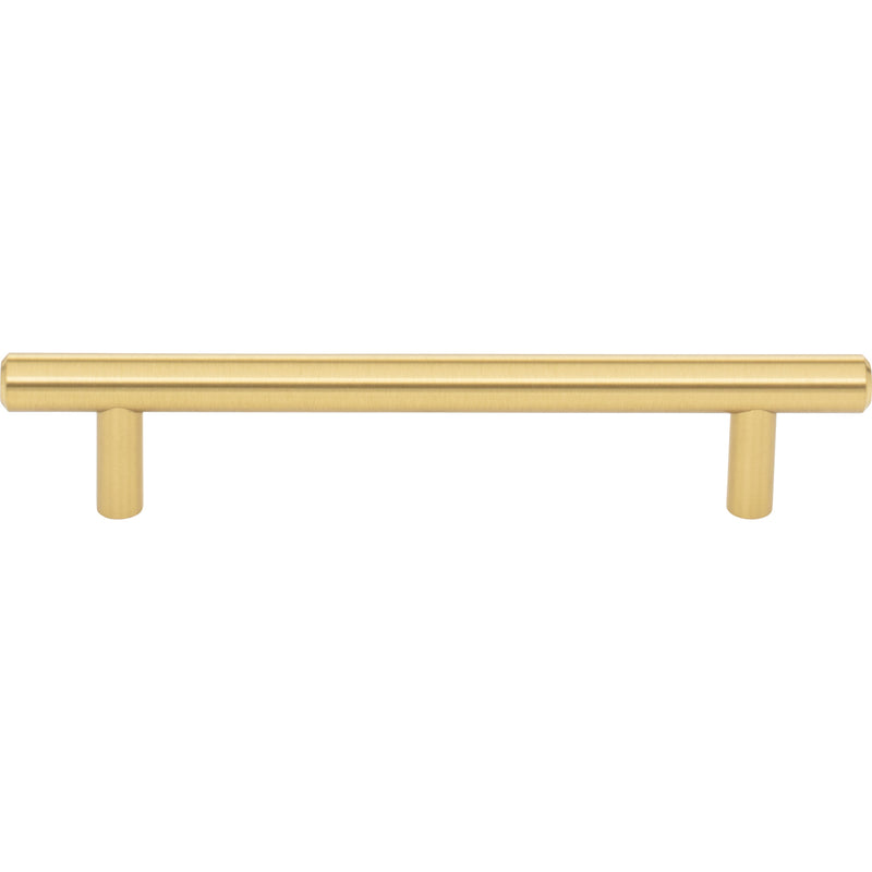 128 mm Center-to-Center Brushed Gold Naples Cabinet Bar Pull