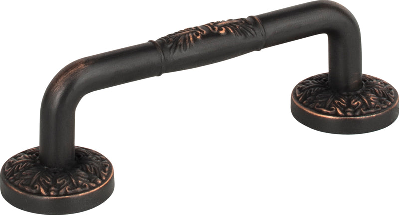 Hammered Medallion Pull 3 Inch (c-c) Venetian Bronze