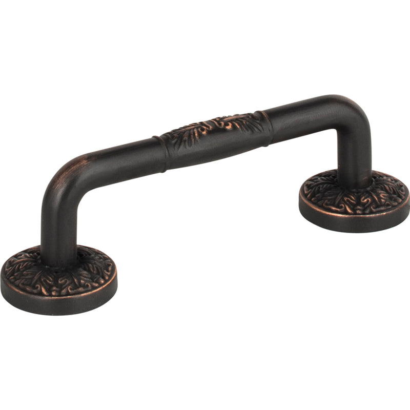 Hammered Medallion Pull 3 Inch (c-c) Venetian Bronze