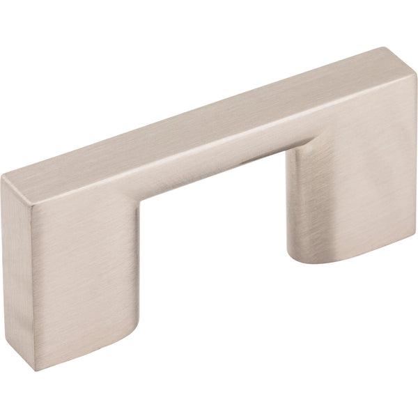 32 mm Center-to-Center Satin Nickel Square Sutton Cabinet Bar Pull