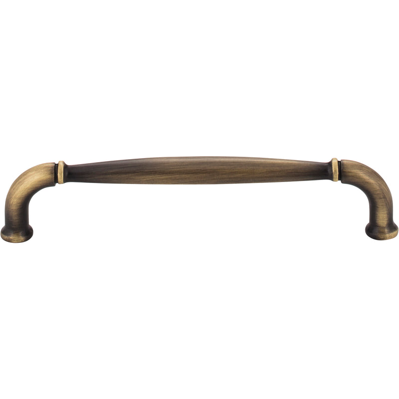 128 mm Center-to-Center Antique Brushed Satin Brass Chesapeake Cabinet Pull