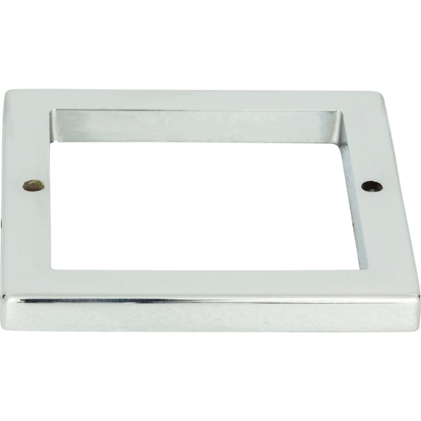 Tableau Square Base 2 1/2 Inch Polished Chrome