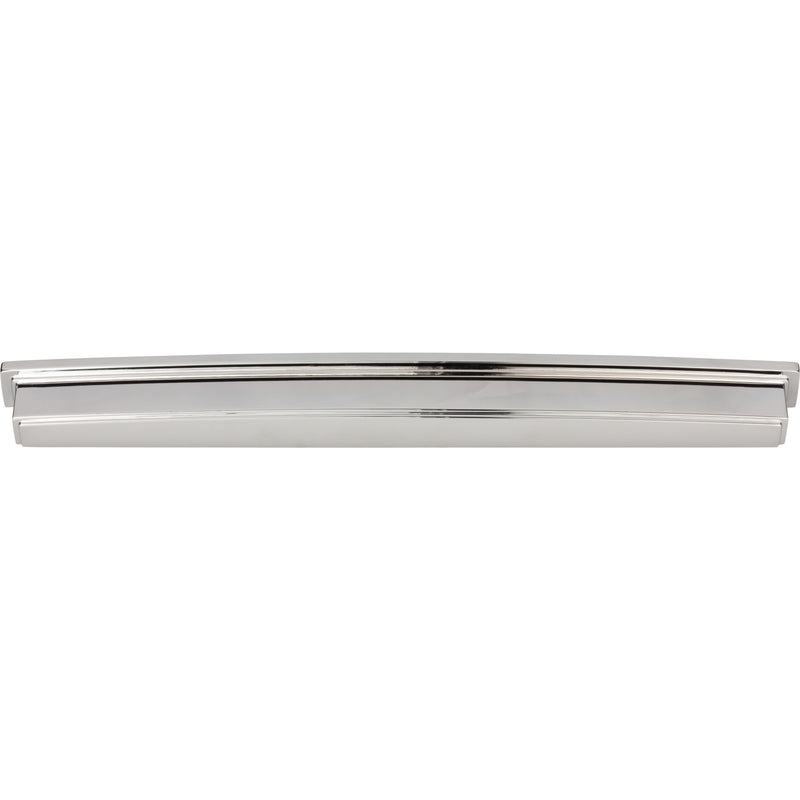 305 mm Center Polished Chrome Square-to-Center Square Renzo Cabinet Cup Pull