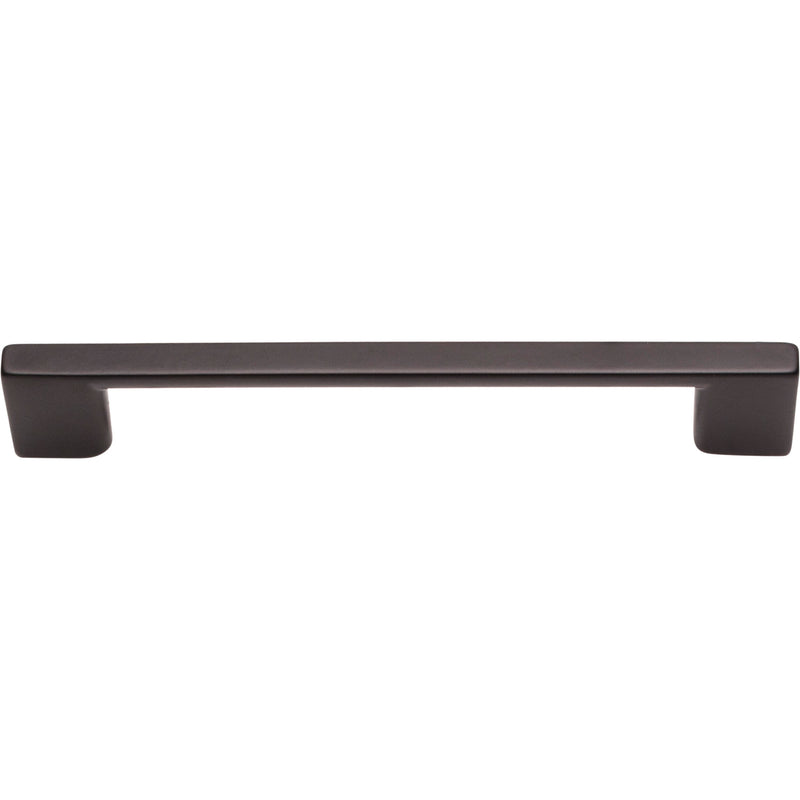 128 mm Center-to-Center Matte Black Square Sutton Cabinet Bar Pull