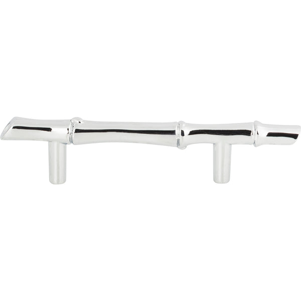 Bamboo Pull 3 Inch (c-c) Polished Chrome