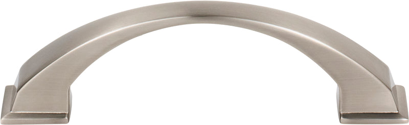 96 mm Center-to-Center Satin Nickel Arched Roman Cabinet Pull