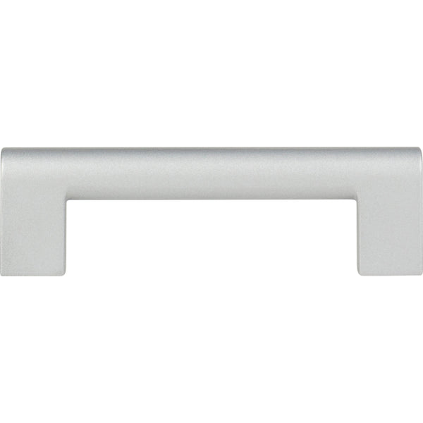 Round Rail Pull 3 3/4 Inch (c-c) Matte Chrome