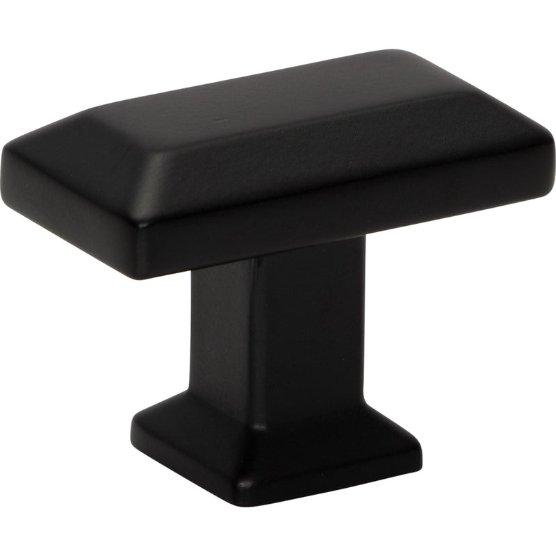 Sweetbriar Lane Rectangle Knob 1 3/8 Inch Matte Black