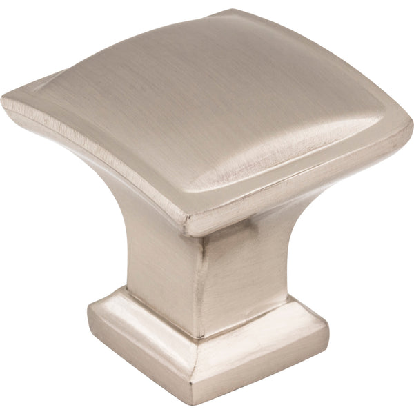 1-1/4" Overall Length Satin Nickel Square Annadale Cabinet Knob