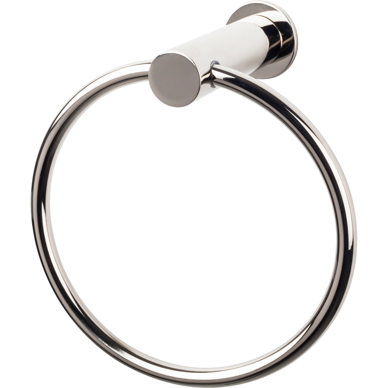 Hopewell Bath Ring  Polished Nickel