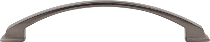 160 mm Center-to-Center Brushed Pewter Arched Roman Cabinet Pull