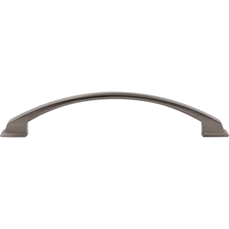 160 mm Center-to-Center Brushed Pewter Arched Roman Cabinet Pull