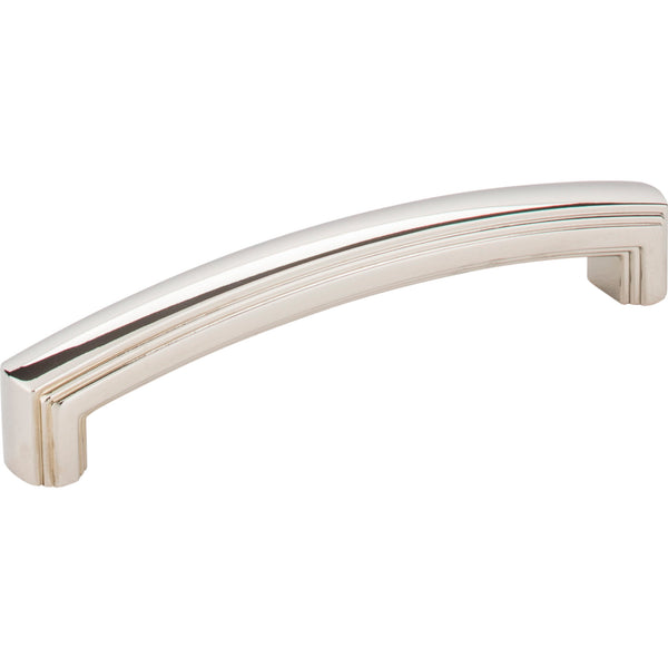 128 mm Center-to-Center Polished Nickel Delgado Cabinet Pull