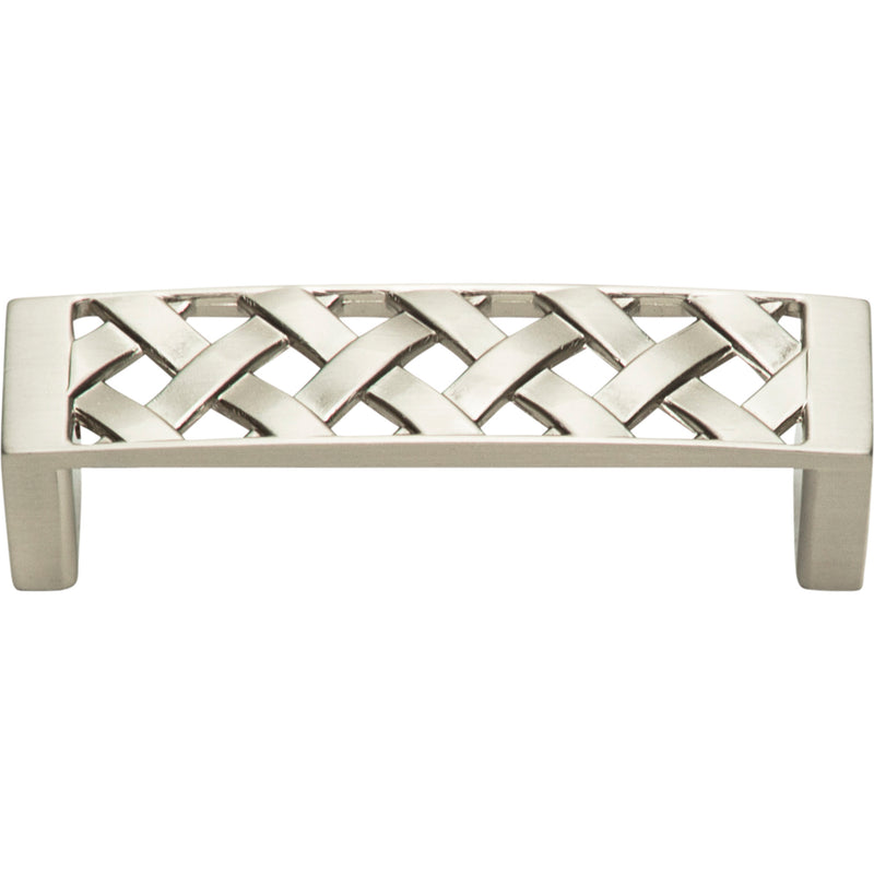 Lattice Pull 3 Inch (c-c) Brushed Nickel