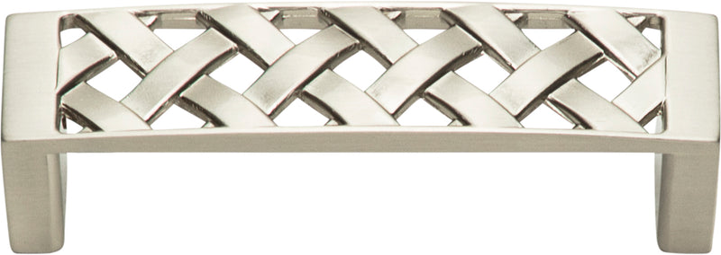 Lattice Pull 3 Inch (c-c) Brushed Nickel