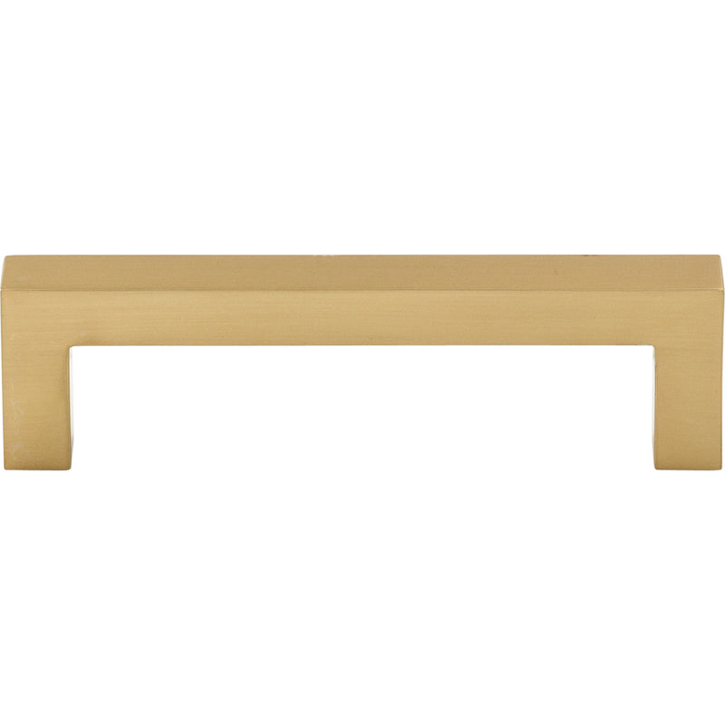 Square Bar Pull 3 3/4 Inch (c-c) Honey Bronze