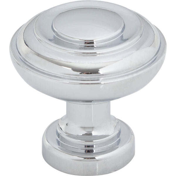 Ulster Knob 1 1/4 Inch Polished Chrome