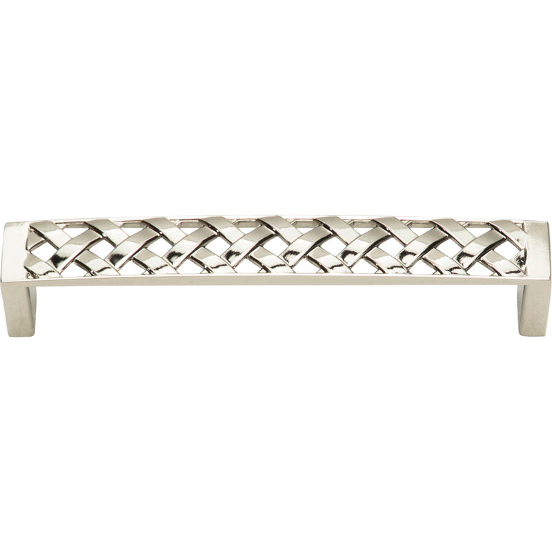 Lattice Pull 5 1/16 Inch (c-c) Polished Nickel