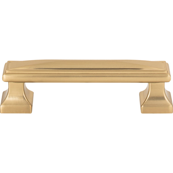 Wadsworth Pull 3 3/4 Inch (c-c) Warm Brass