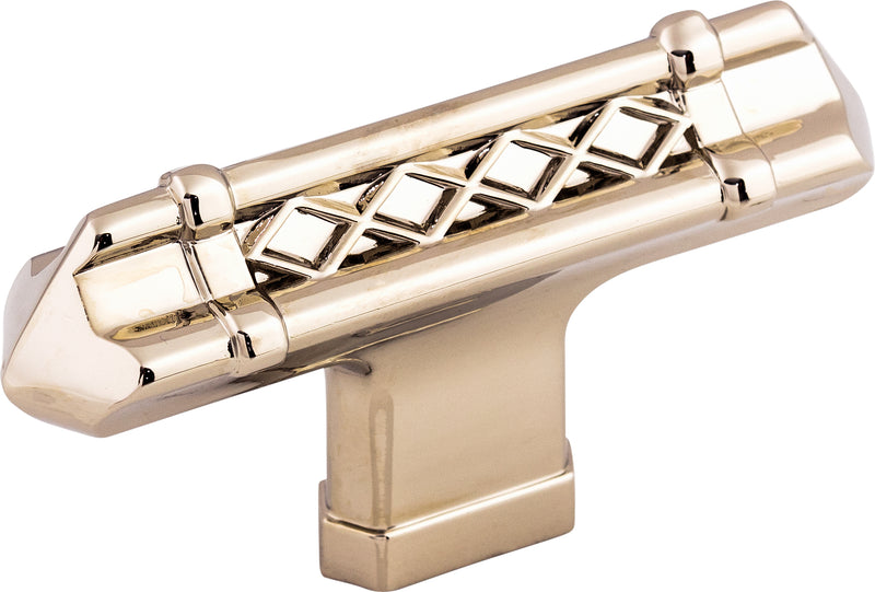 Tower Bridge T-Handle 2 5/8 Inch Polished Nickel