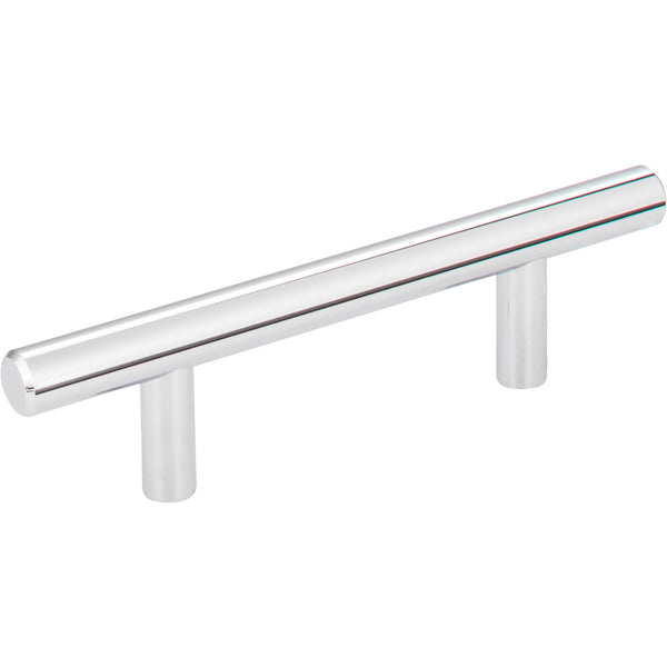 3" Center-to-Center Polished Chrome Naples Cabinet Bar Pull