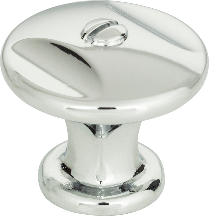 Ergo Knob 1 3/8 Inch Polished Chrome