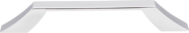 128 mm Center-to-Center Polished Chrome Square Royce Cabinet Pull