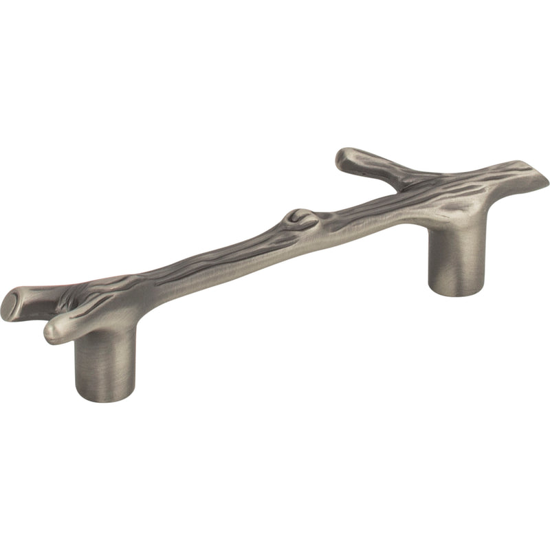 Twig Pull 3 Inch (c-c) Pewter