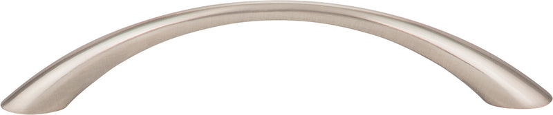 128 mm Center-to-Center Satin Nickel Arched Verona Cabinet Pull