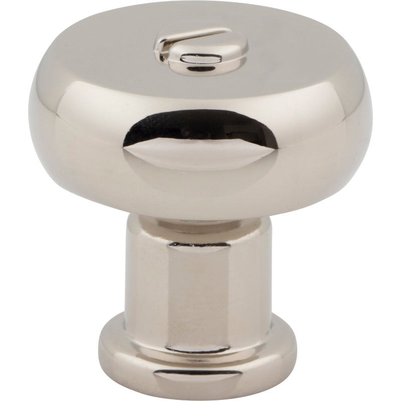 Everitt Knob 1 3/16 Inch Polished Nickel