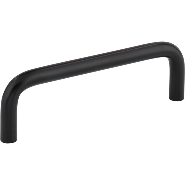 96 mm Center-to-Center Matte Black Torino Cabinet Wire Pull