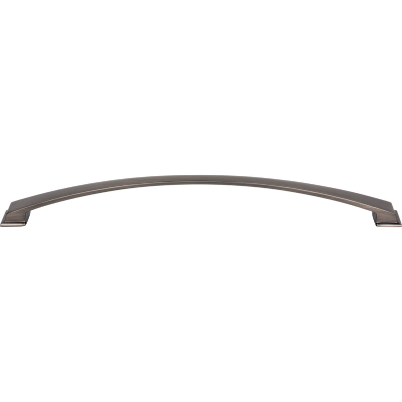 305 mm Center-to-Center Brushed Pewter Arched Roman Cabinet Pull