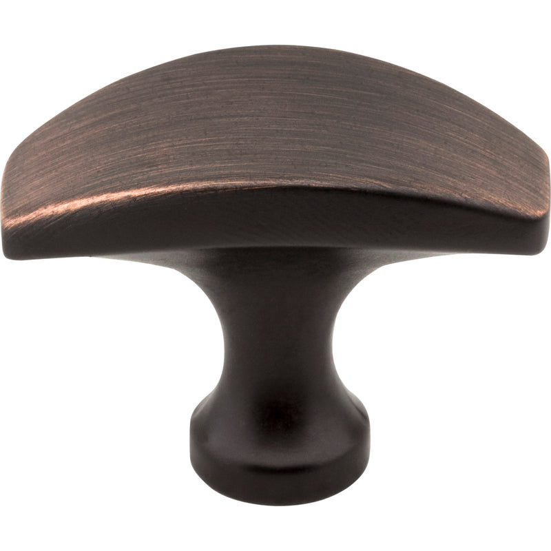 1-1/2" Overall Length Brushed Oil Rubbed Bronze Cosgrove Cabinet "T" Knob