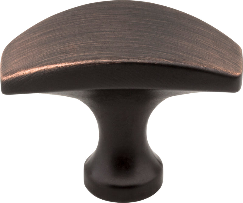 1-1/2" Overall Length Brushed Oil Rubbed Bronze Cosgrove Cabinet "T" Knob