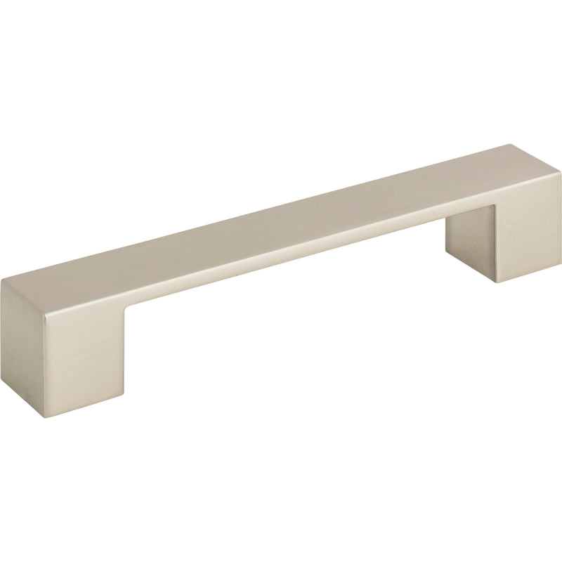 Wide Square Pull 5 1/16 Inch (c-c) Brushed Nickel