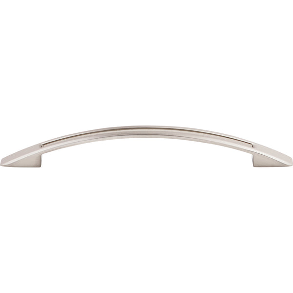 Tango Cut Out Pull 6 5/16 Inch (c-c) Brushed Satin Nickel