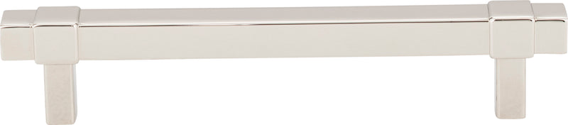 128 mm Center-to-Center Polished Nickel Square Zane Cabinet Pull