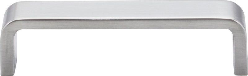 4" Center-to-Center Brushed Chrome Square Asher Cabinet Pull