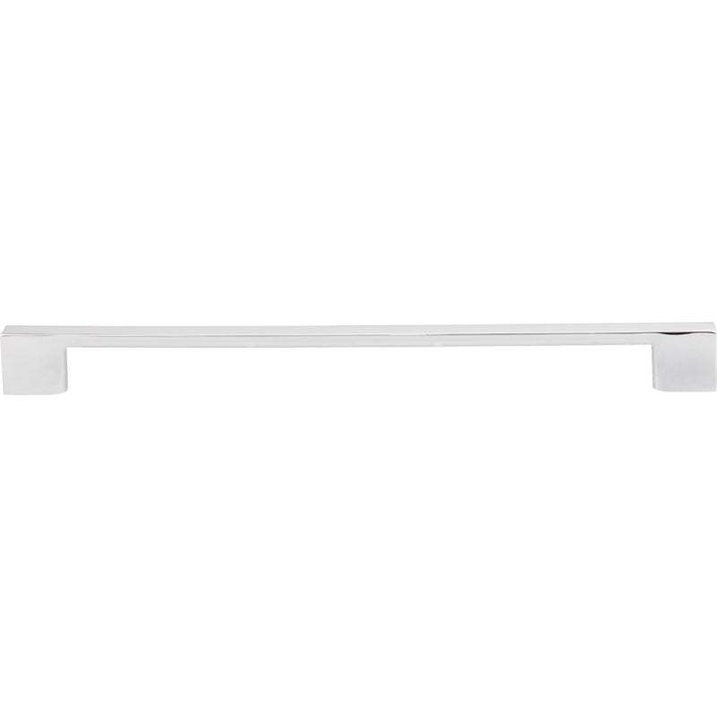 256 mm Center-to-Center Polished Chrome Square Sutton Cabinet Bar Pull