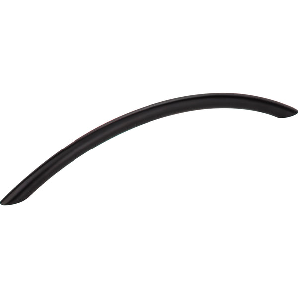 192 mm Center-to-Center Matte Black Arched Verona Cabinet Pull