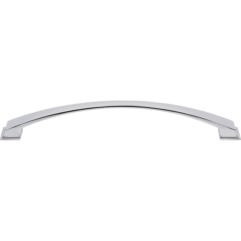 224 mm Center-to-Center Polished Chrome Arched Roman Cabinet Pull