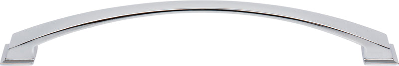 224 mm Center-to-Center Polished Chrome Arched Roman Cabinet Pull