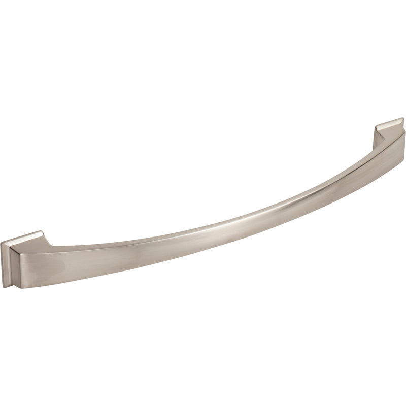 12" Center-to-Center Satin Nickel Arched Roman Appliance Handle