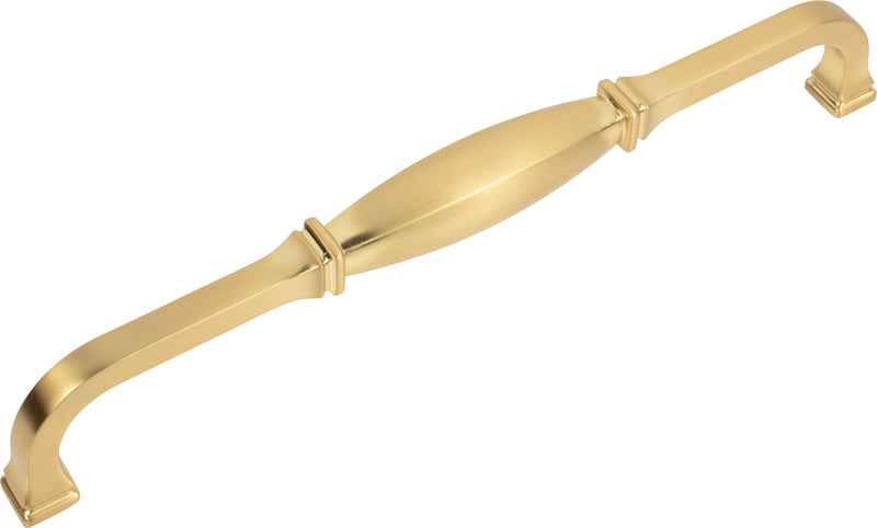 18" Center-to-Center Brushed Gold Audrey Appliance Handle