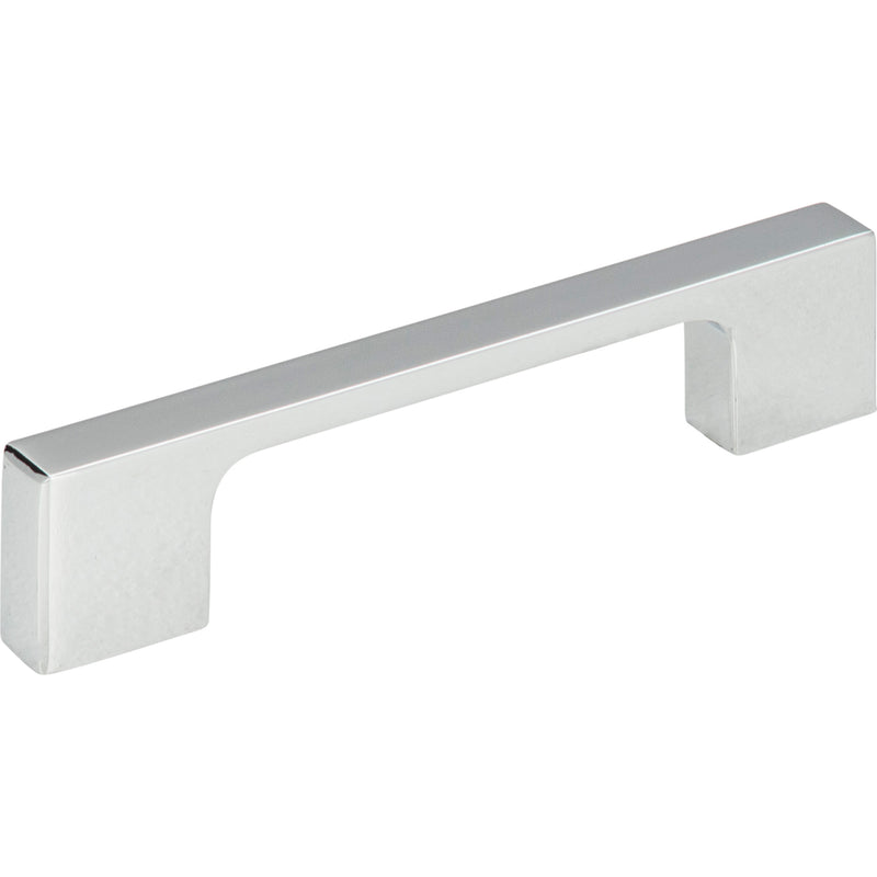 Thin Square Pull 3 3/4 Inch (c-c) Polished Chrome